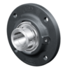 Flanged bearing unit round Eccentric Locking Collar TFE25-XL